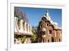 Barcelona Park Guell Fairy Tale Mosaic House on Entrance-perszing1982-Framed Photographic Print