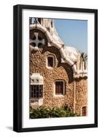 Barcelona Park Guell Fairy Tale Mosaic House on Entrance-perszing1982-Framed Photographic Print