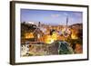 Barcelona, Park Guell, Spain, the Modernism Park Designed by Antonio Gaudi, Dusk-Francesco Riccardo Iacomino-Framed Photographic Print