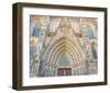 Barcelona Sagrada FamiliaGate-null-Framed Art Print