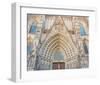 Barcelona Sagrada FamiliaGate-null-Framed Art Print