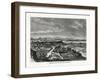 Barcelona, Seen from the Castle of Monjui, Spain, 1879-Laplante-Framed Giclee Print