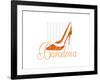 Barcelona Shoe-Elle Stewart-Framed Art Print