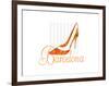 Barcelona Shoe-Elle Stewart-Framed Art Print