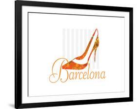 Barcelona Shoe-Elle Stewart-Framed Art Print