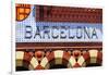 Barcelona Sign-nito-Framed Art Print