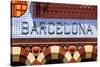 Barcelona Sign-nito-Stretched Canvas