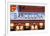 Barcelona Sign-nito-Framed Art Print