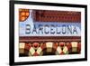 Barcelona Sign-nito-Framed Art Print