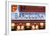 Barcelona Sign-nito-Framed Art Print