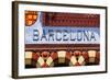 Barcelona Sign-nito-Framed Art Print