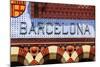 Barcelona Sign-nito-Mounted Art Print