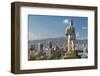 Barcelona Skyline from the National Palace.-Jon Hicks-Framed Photographic Print