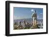 Barcelona Skyline from the National Palace.-Jon Hicks-Framed Photographic Print