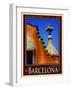 Barcelona Spain 1-Anna Siena-Framed Giclee Print