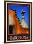 Barcelona Spain 1-Anna Siena-Framed Giclee Print