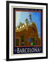 Barcelona Spain 2-Anna Siena-Framed Giclee Print