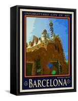 Barcelona Spain 2-Anna Siena-Framed Stretched Canvas