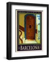 Barcelona Spain 3-Anna Siena-Framed Giclee Print