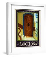 Barcelona Spain 3-Anna Siena-Framed Giclee Print