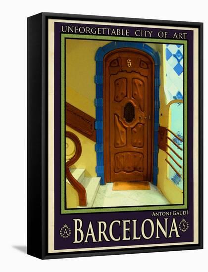 Barcelona Spain 3-Anna Siena-Framed Stretched Canvas