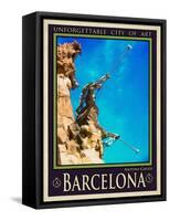 Barcelona Spain 4-Anna Siena-Framed Stretched Canvas