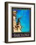 Barcelona Spain 4-Anna Siena-Framed Giclee Print