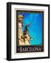 Barcelona Spain 4-Anna Siena-Framed Giclee Print