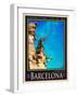 Barcelona Spain 4-Anna Siena-Framed Giclee Print