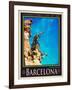 Barcelona Spain 4-Anna Siena-Framed Giclee Print