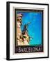 Barcelona Spain 4-Anna Siena-Framed Giclee Print