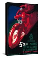 Barcelona, Spain - 5 Gran Premio International Motorcycle Poster-Lantern Press-Stretched Canvas