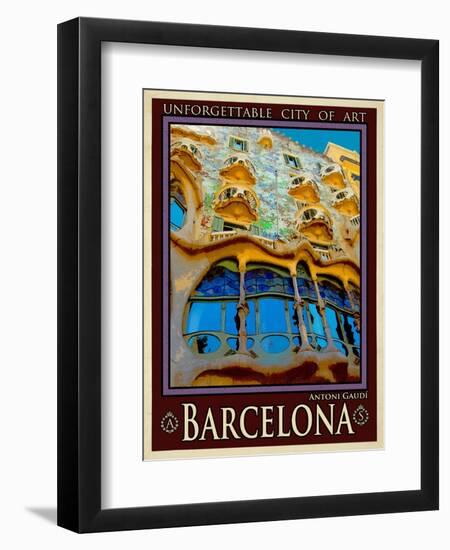 Barcelona Spain 5-Anna Siena-Framed Giclee Print