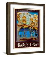 Barcelona Spain 5-Anna Siena-Framed Giclee Print