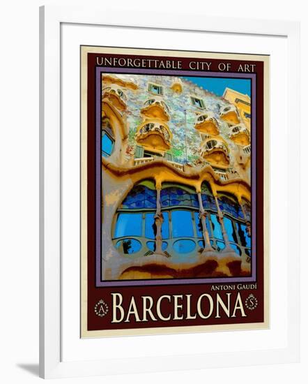 Barcelona Spain 5-Anna Siena-Framed Giclee Print