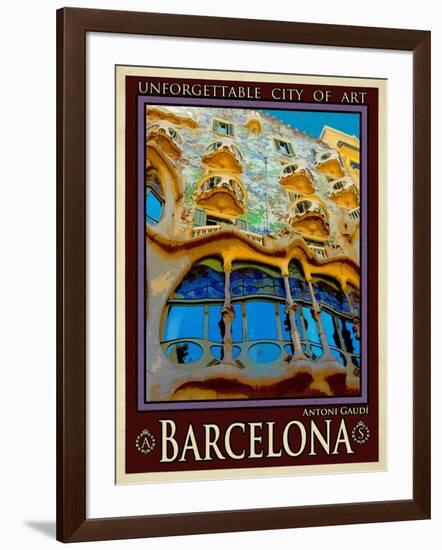 Barcelona Spain 5-Anna Siena-Framed Giclee Print