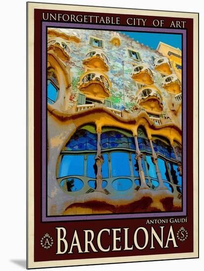 Barcelona Spain 5-Anna Siena-Mounted Giclee Print