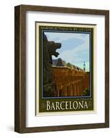 Barcelona Spain 6-Anna Siena-Framed Premium Giclee Print