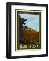 Barcelona Spain 6-Anna Siena-Framed Premium Giclee Print