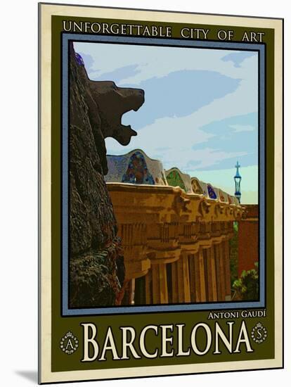 Barcelona Spain 6-Anna Siena-Mounted Giclee Print