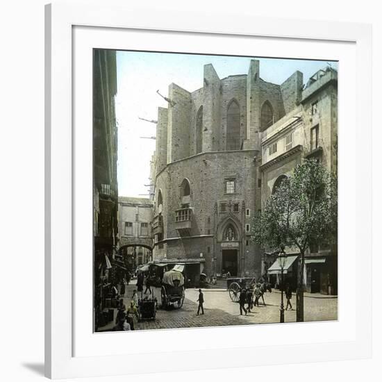 Barcelona (Spain), Apse of Santa Maria Del Mar Church-Leon, Levy et Fils-Framed Photographic Print