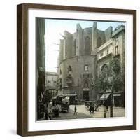 Barcelona (Spain), Apse of Santa Maria Del Mar Church-Leon, Levy et Fils-Framed Photographic Print