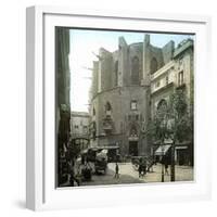 Barcelona (Spain), Apse of Santa Maria Del Mar Church-Leon, Levy et Fils-Framed Photographic Print