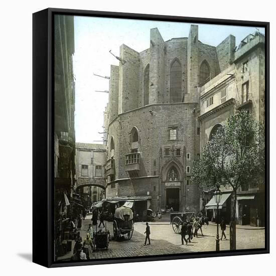 Barcelona (Spain), Apse of Santa Maria Del Mar Church-Leon, Levy et Fils-Framed Stretched Canvas