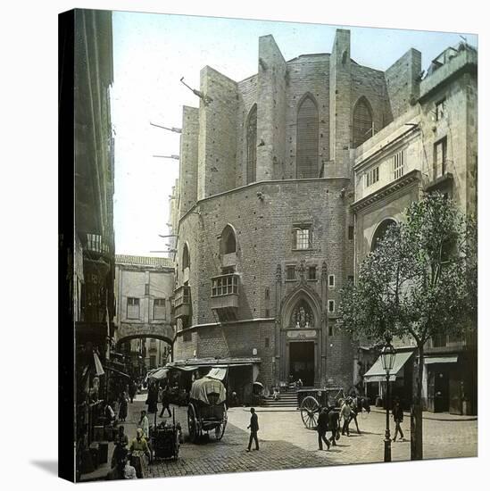 Barcelona (Spain), Apse of Santa Maria Del Mar Church-Leon, Levy et Fils-Stretched Canvas