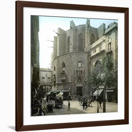 Barcelona (Spain), Apse of Santa Maria Del Mar Church-Leon, Levy et Fils-Framed Photographic Print