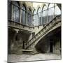 Barcelona, Spain, Audiencia Courtyard-Leon, Levy et Fils-Mounted Photographic Print