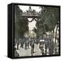 Barcelona (Spain), Celebration of 1888, Rambla De Canaletas-Leon, Levy et Fils-Framed Stretched Canvas