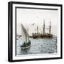 Barcelona (Spain), Celebration of 1888, the Spanish Cruiser "La Castilla "-Leon, Levy et Fils-Framed Premium Photographic Print