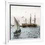 Barcelona (Spain), Celebration of 1888, the Spanish Cruiser "La Castilla "-Leon, Levy et Fils-Framed Photographic Print